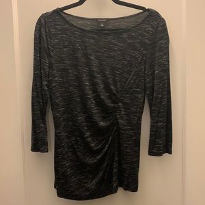 Black and white Ann Taylor top